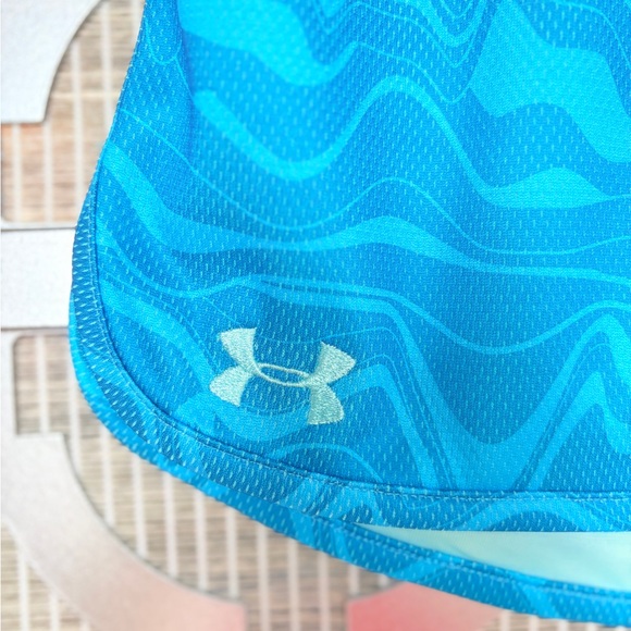 Under Armour Women's Vibrant Blue Athletic Shorts - Picture 4 of 6